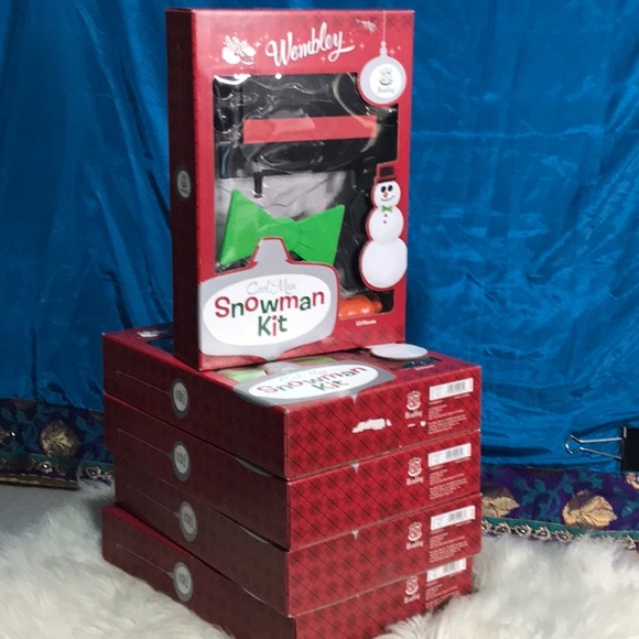 New in box 5 SNOWMAN KITS decorate your own snowman reusable for many ye… - Picture 7 of 7
